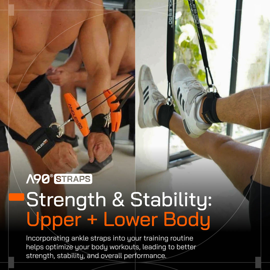 A90 Ankle Straps deliver smarter training at home. Great for legs, core, and wrist recovery work.