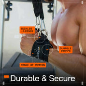 Level up your resistance training with A90 Ankle Straps. Ideal for curls, kicks, and rehab work.