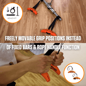 Revolutionizing fitness with the A90 Cable Pulley - experience dynamic workouts with a pulley system enabling freely movable grip positions, ditching traditional fixed bars and rope handles.