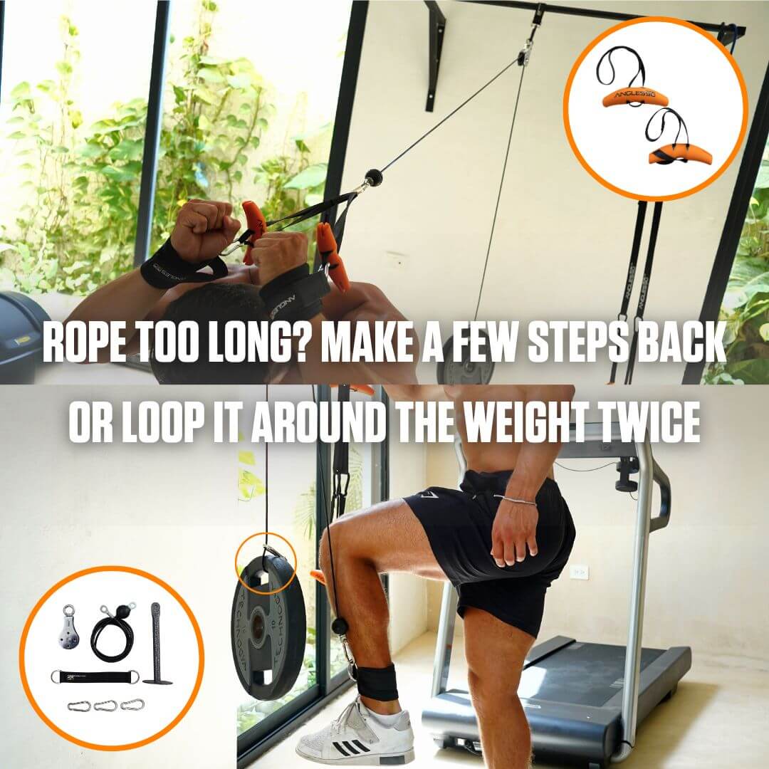 A90 Cable Pulley | Compact Home Gym Pulley System | Angles90
