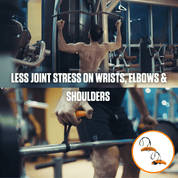 A fitness enthusiast performing a lat pulldown exercise at the gym with A90 Cable Pulley Set, highlighting the benefit of reduced joint stress on wrists, elbows, and shoulders.