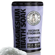 Recover faster with Coach Soak Magnesium Bath Soak. Magnesium, Dead Sea salt, and oils combine for deep muscle relief and relaxation.