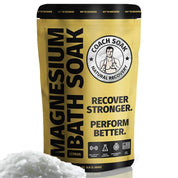 Recharge muscles and relax with Coach Soak Magnesium Bath Soak. Made with magnesium flakes, Dead Sea salt, and essential oils for recovery.